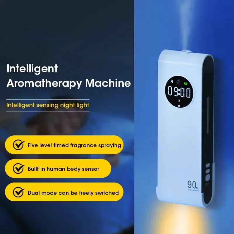 Home Fragrance Gift - Automatic Sensor Aromatherapy Machine with Night