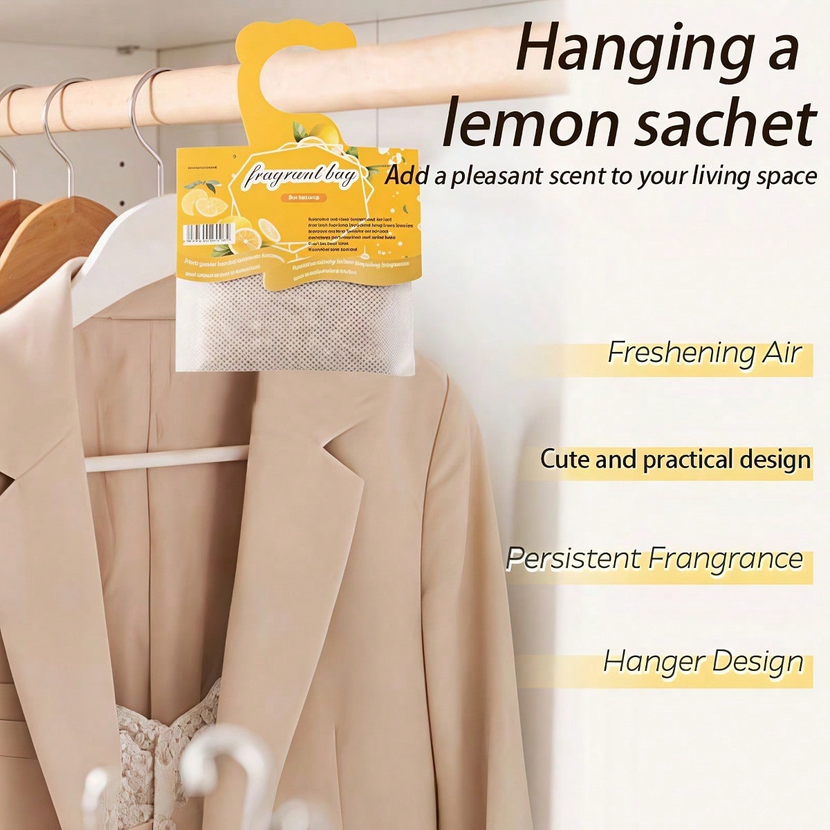 Hanging Lemon Scented Sachets, - Home Fragrance Oud ulasan dan harga